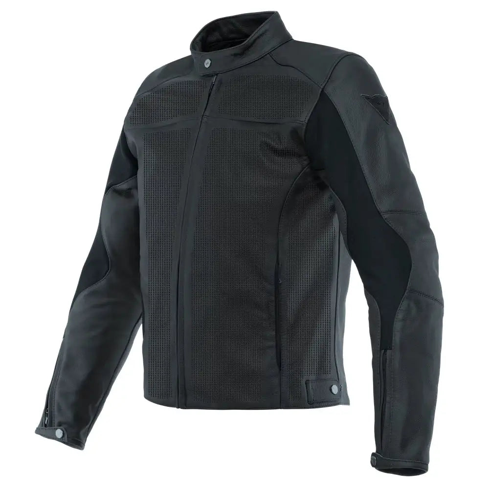 Chamarra de Piel Dainese Razon 2 Perforada Black