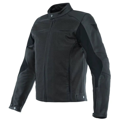 Chamarra de Piel Dainese Razon 2 Perforada Black