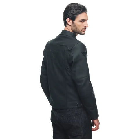 Chamarra de Piel Dainese Razon 2 Perforada Black