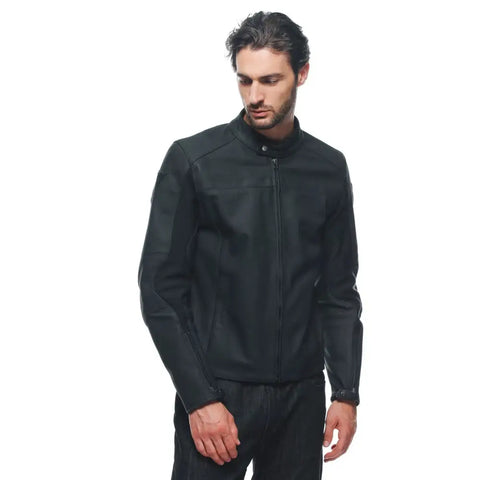 Chamarra de Piel Dainese Razon 2 Perforada Black