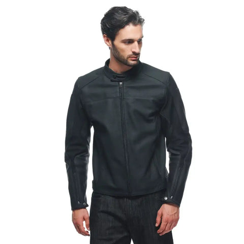 Chamarra de Piel Dainese Razon 2 Perforada Black