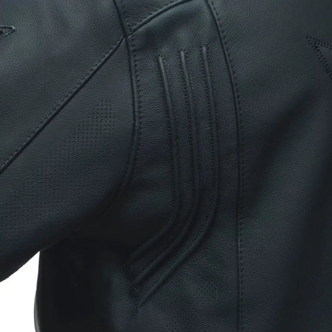 Chamarra de Piel Dainese Razon 2 Perforada Black