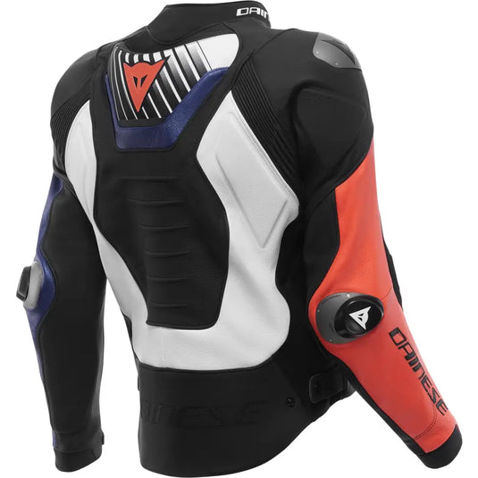 Chamarra de Piel Dainese Super Speed 5 Black/Blue/Red