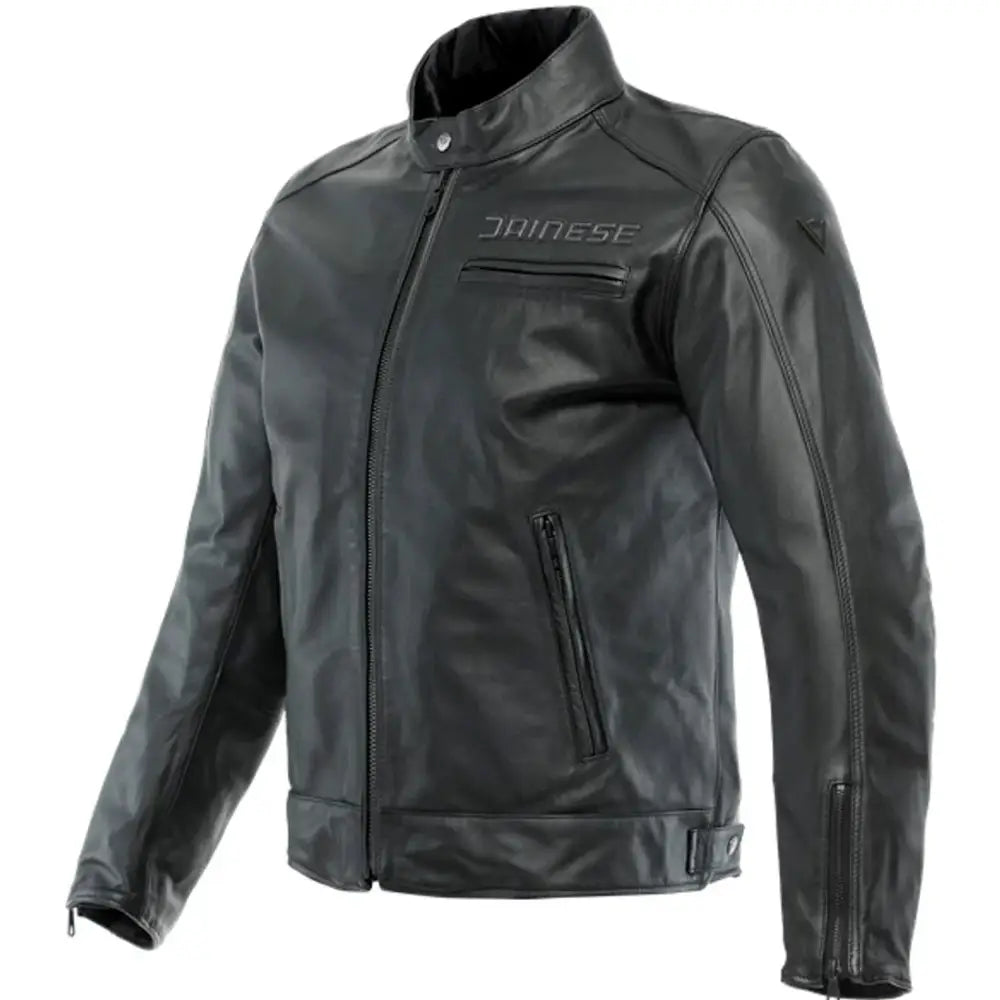 Chamarra de Piel Dainese Zaurax Black