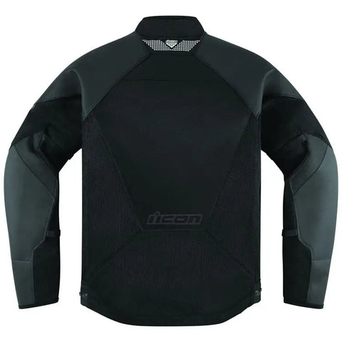 Chamarra de Piel Icon Mesh AF Black