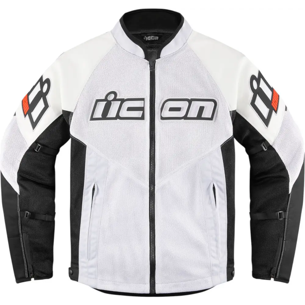 Chamarra de Piel Icon Mesh AF™ White