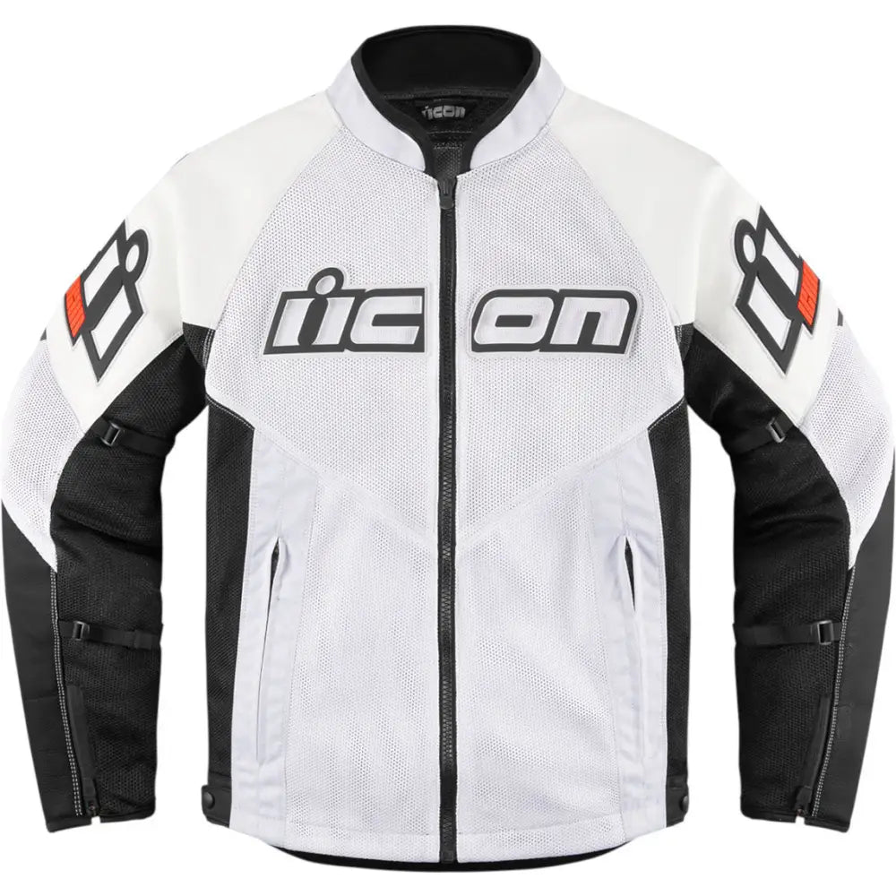 Chamarra de Piel Icon Mesh AF™ White