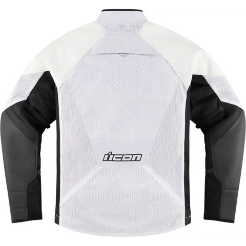 Chamarra de Piel Icon Mesh AF™ White