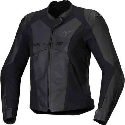 Chamarra de Piel para Mujer Alpinestars Stella Faster V3 Black/Black
