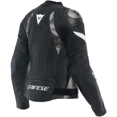 Chamarra de Piel para Mujer Dainese Avro 5 Black/Black/White