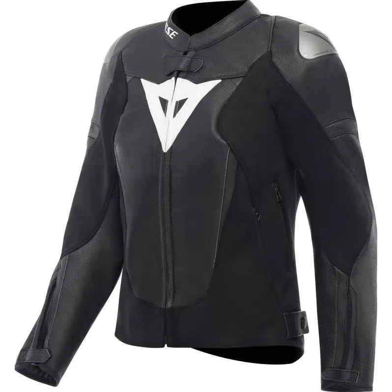 Chamarra de Piel para Mujer Dainese Avro 6 Black/Black