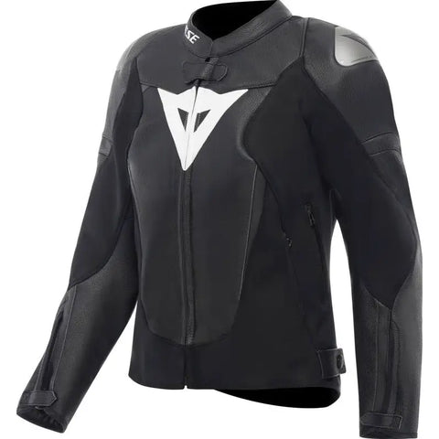 Chamarra de Piel para Mujer Dainese Avro 6 Black/Black