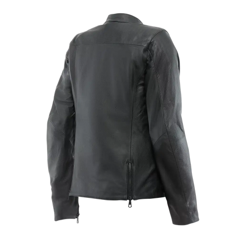 Chamarra de Piel para Mujer Dainese Itinere Black