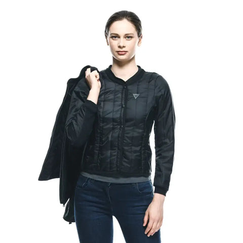 Chamarra de Piel para Mujer Dainese Itinere Black