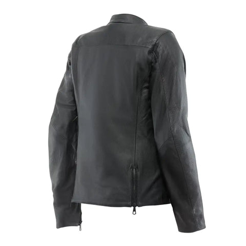 Chamarra de Piel para Mujer Dainese Itinere Black
