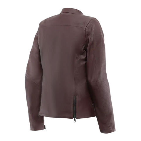 Chamarra de Piel para Mujer Dainese Itinere Bordeaux