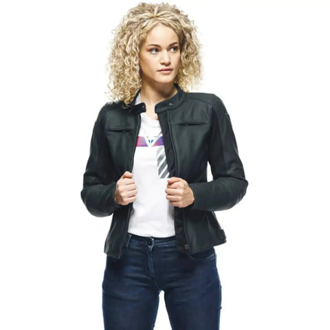 Chamarra de Piel para Mujer Dainese Razon 2
