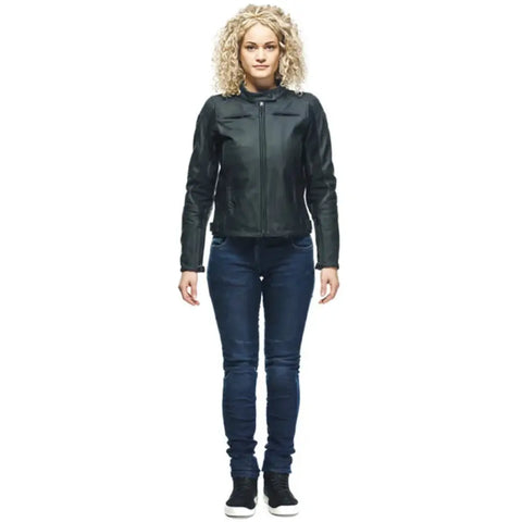 Chamarra de Piel para Mujer Dainese Razon 2
