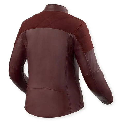 Chamarra de Piel para Mujer REV'IT! London Aubergine