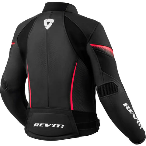 Chamarra de Piel para Mujer REV'IT! Xena 4 Pro Black/Neon Red