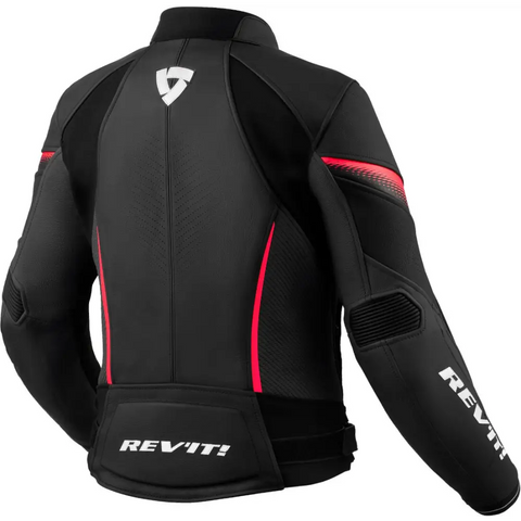 Chamarra de Piel para Mujer REV'IT! Xena 4 Pro Black/Neon Red