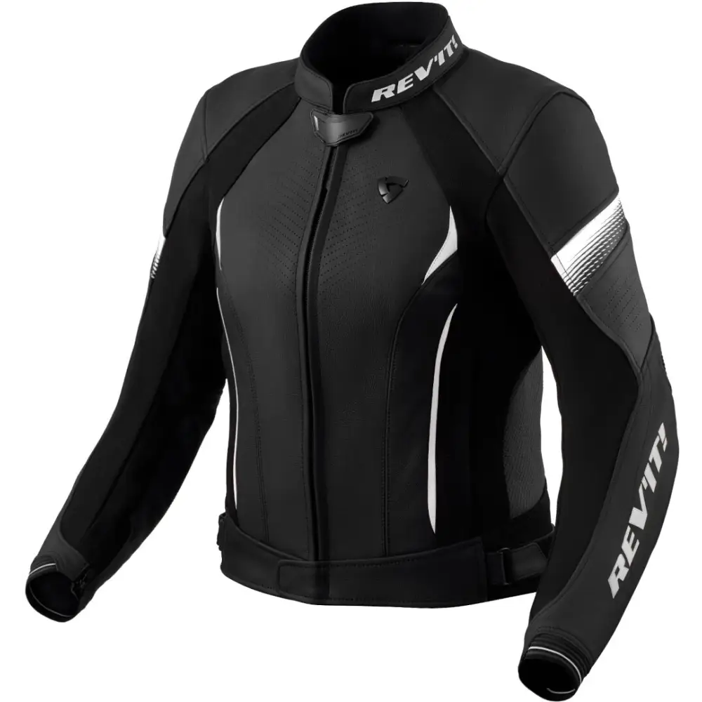 Chamarra de Piel para Mujer REV'IT! Xena 4 Pro Black/White
