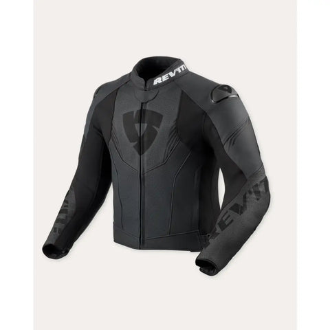 Chamarra de Piel REV’IT! Argon 3 Black/White