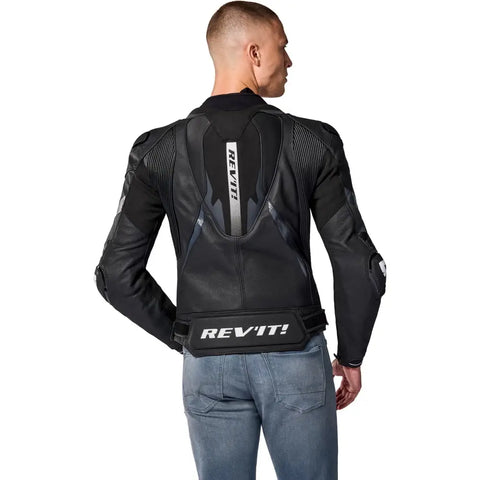 Chamarra de Piel REV'IT! Hyperspeed 3 Pro Black/Anthracite