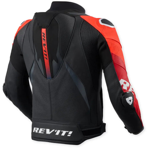 Chamarra de Piel REV'IT! Hyperspeed 3 Pro Black/Red