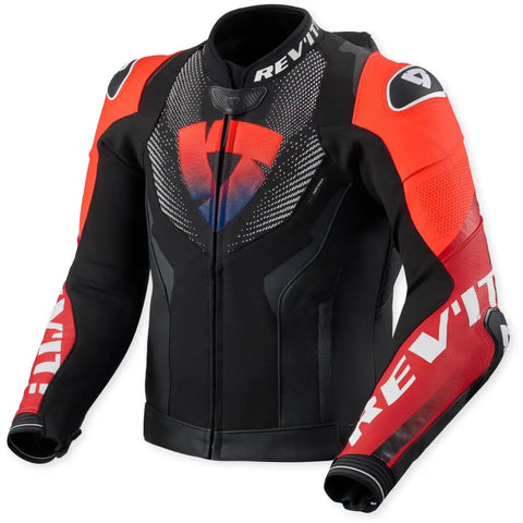 Chamarra de Piel REV'IT! Hyperspeed 3 Pro Black/Red