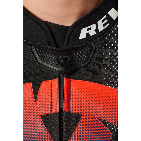 Chamarra de Piel REV'IT! Hyperspeed 3 Pro Black/Red