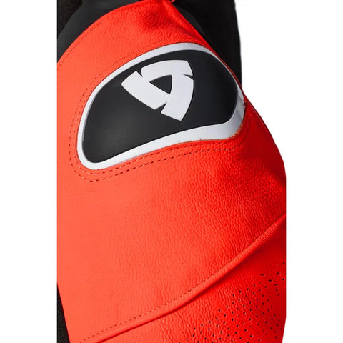 Chamarra de Piel REV'IT! Hyperspeed 3 Pro Black/Red