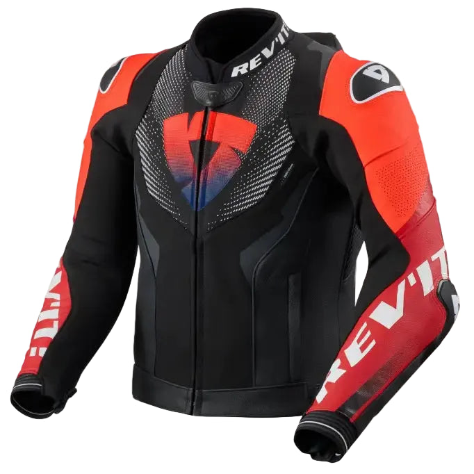 Chamarra de Piel REV'IT! Hyperspeed 3 Pro Black/Red