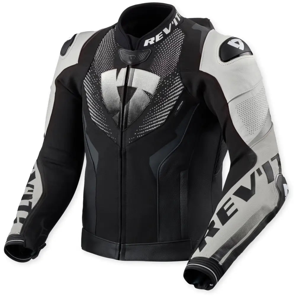 Chamarra de Piel REV'IT! Hyperspeed 3 Pro Black/White