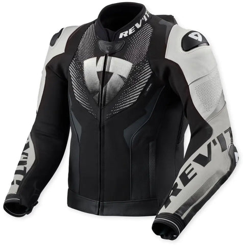 Chamarra de Piel REV'IT! Hyperspeed 3 Pro Black/White