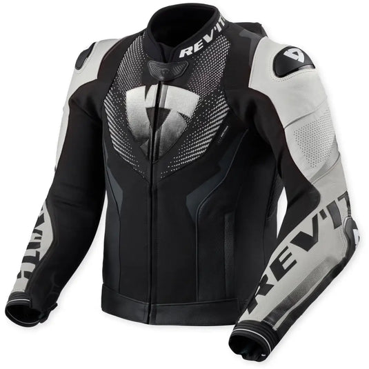 Chamarra de Piel REV’IT! Hyperspeed 3 Pro Black/White
