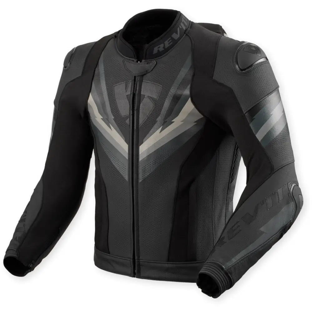 Chamarra de Piel REV’IT! Quantum 3 Pro Black/Anthracite