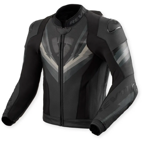 Chamarra de Piel REV’IT! Quantum 3 Pro Black/Anthracite