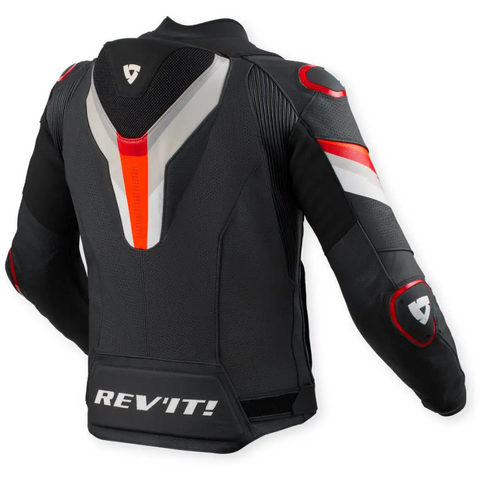 Chamarra de Piel REV’IT! Quantum 3 Pro Black/Red