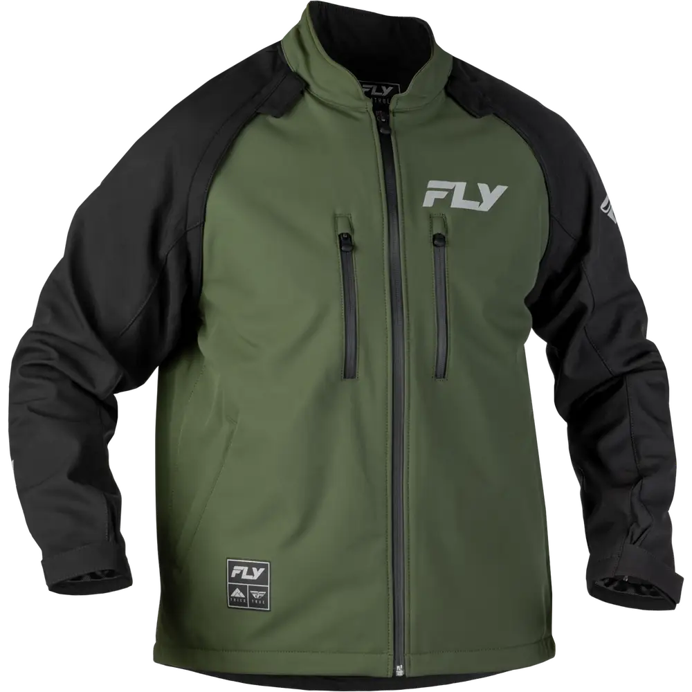 Chamarra Fly Racing Patrol Forest Green/Black