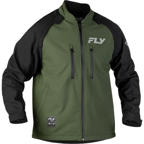 Chamarra Fly Racing Patrol Forest Green/Black