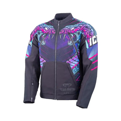 Chamarra Icon Merc3 Lazer Cobra Black