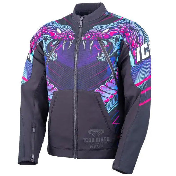Chamarra Icon Merc3 Lazer Cobra Black