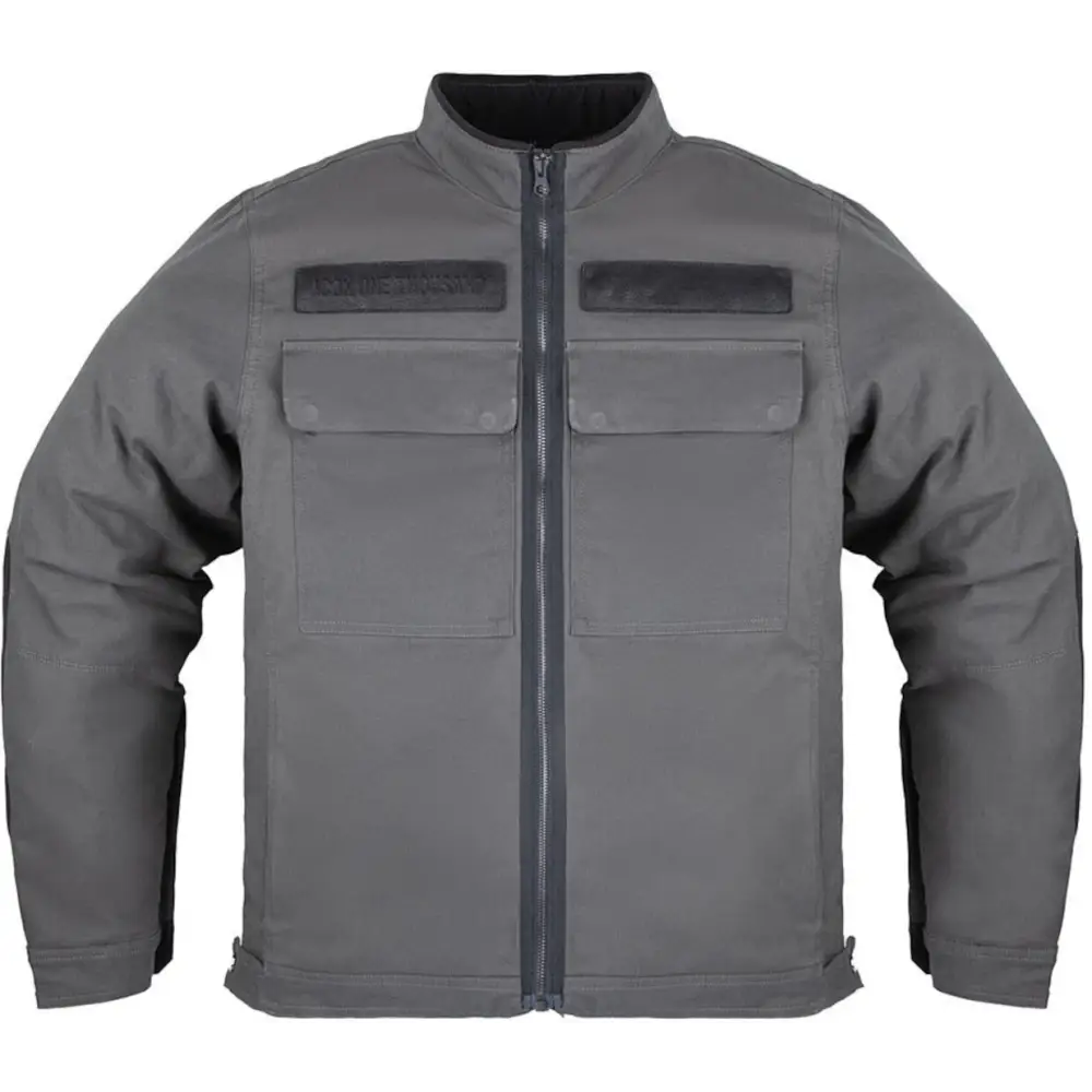 Chamarra Icon Mototanker™ Grey