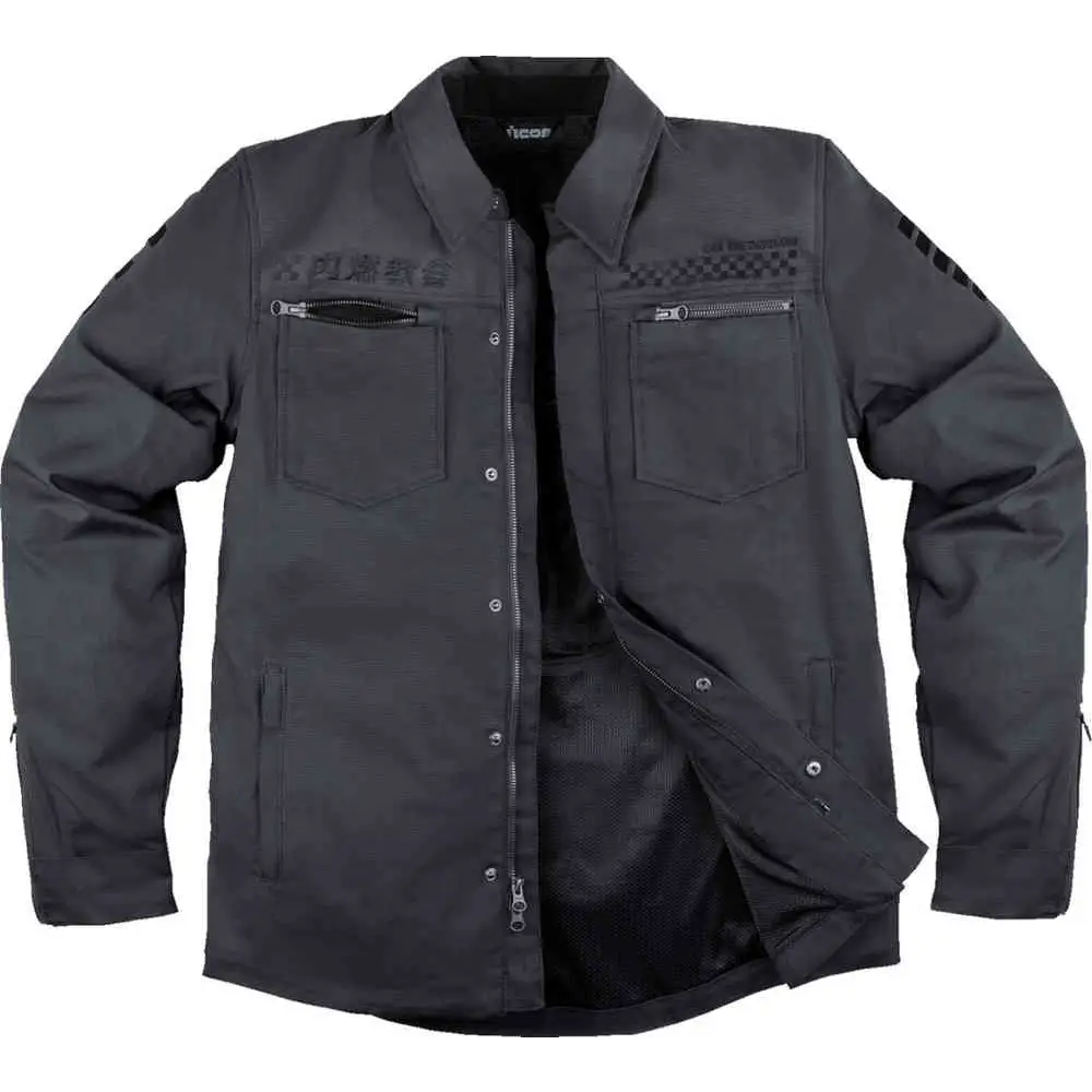 Chamarra Icon Upstate Canvas National Black