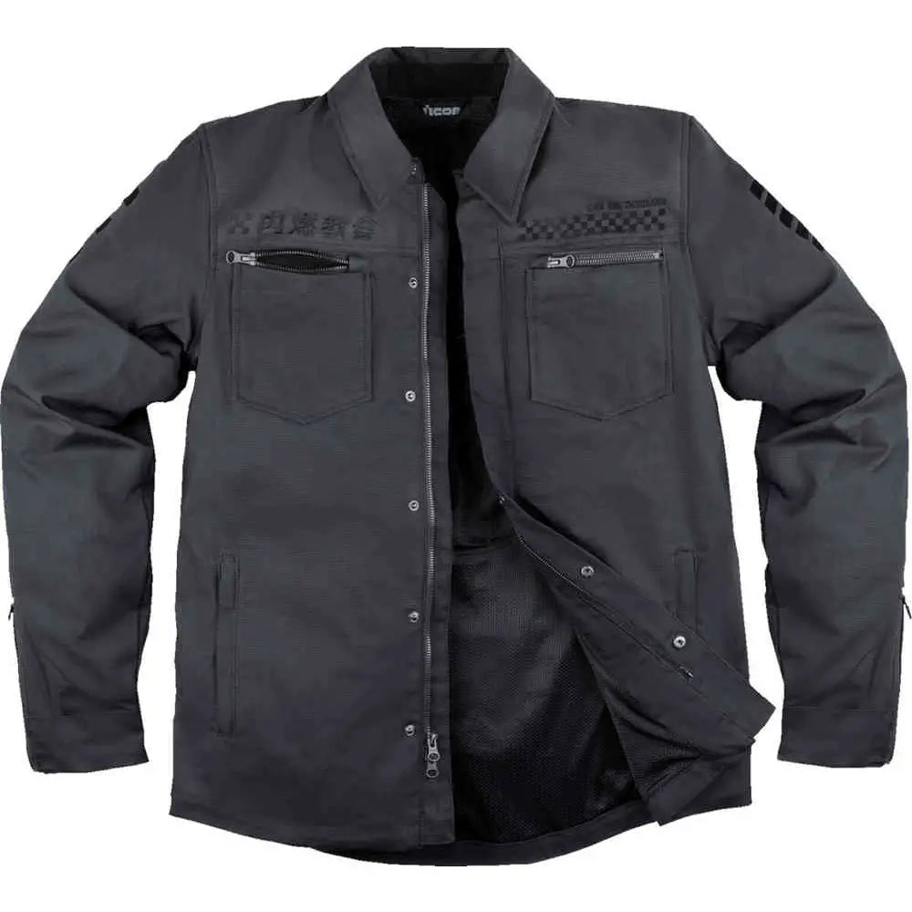 Chamarra Icon Upstate Canvas National Black