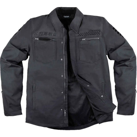 Chamarra Icon Upstate Canvas National Black