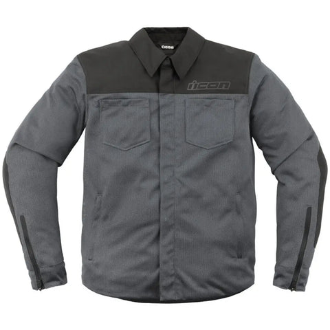 Chamarra Icon Upstate Mesh CE Grey