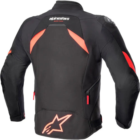 Chamarra Impermeable Alpinestars T-GP R v3 Drystar Black/Red Fluo/White