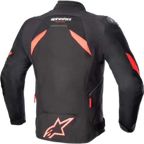 Chamarra Impermeable Alpinestars T-GP R v3 Drystar Black/Red Fluo/White